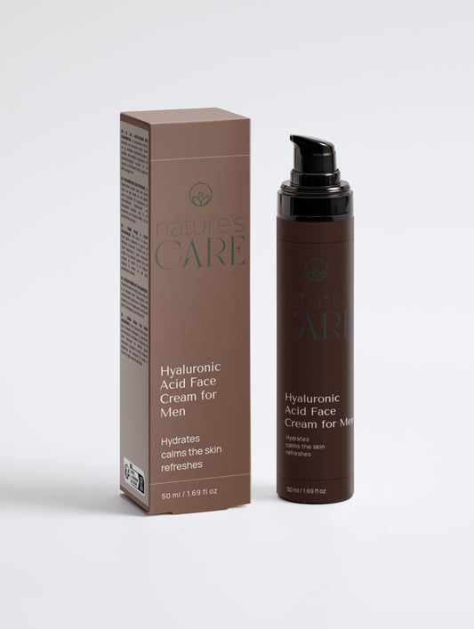 Crema facial con ácido hialurónico para hombres – 50 ml