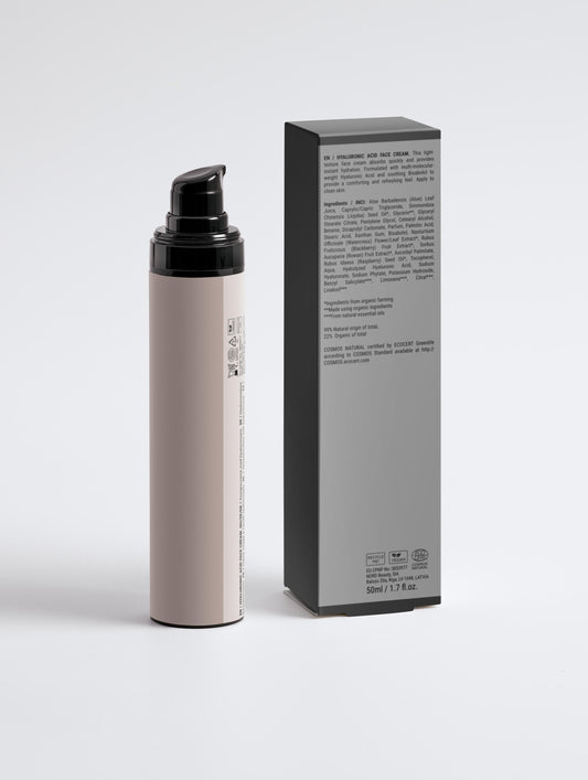 Crema facial con ácido hialurónico para hombres – 50 ml