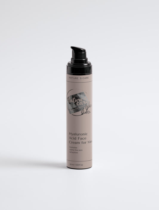 Crema facial con ácido hialurónico para hombres – 50 ml